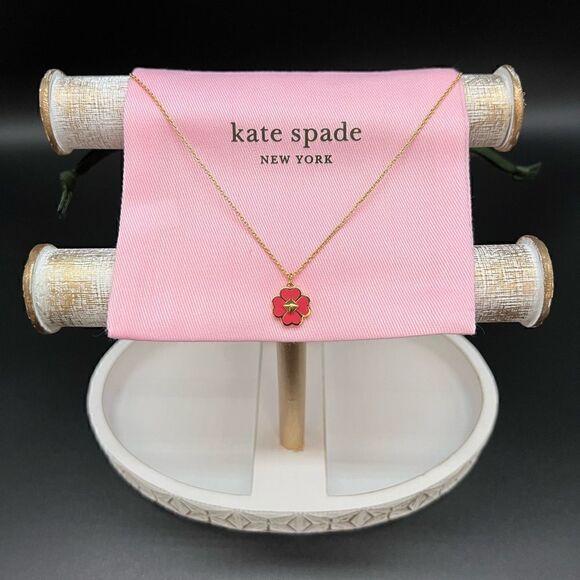 Kate Spade clover necklace  - Picture 2 of 7